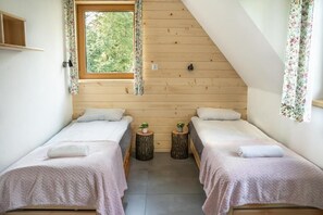 Chalet | 2 slaapkamers, een strijkplank/strijkijzer, gratis wifi, beddengoed