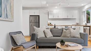 TV, table football, books, offices