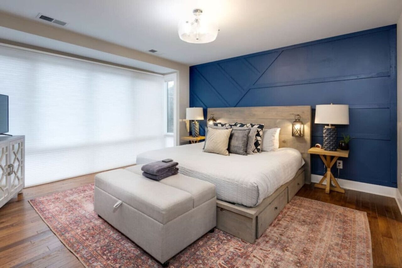 3 slaapkamers, een bureau, een strijkplank/strijkijzer, gratis wifi