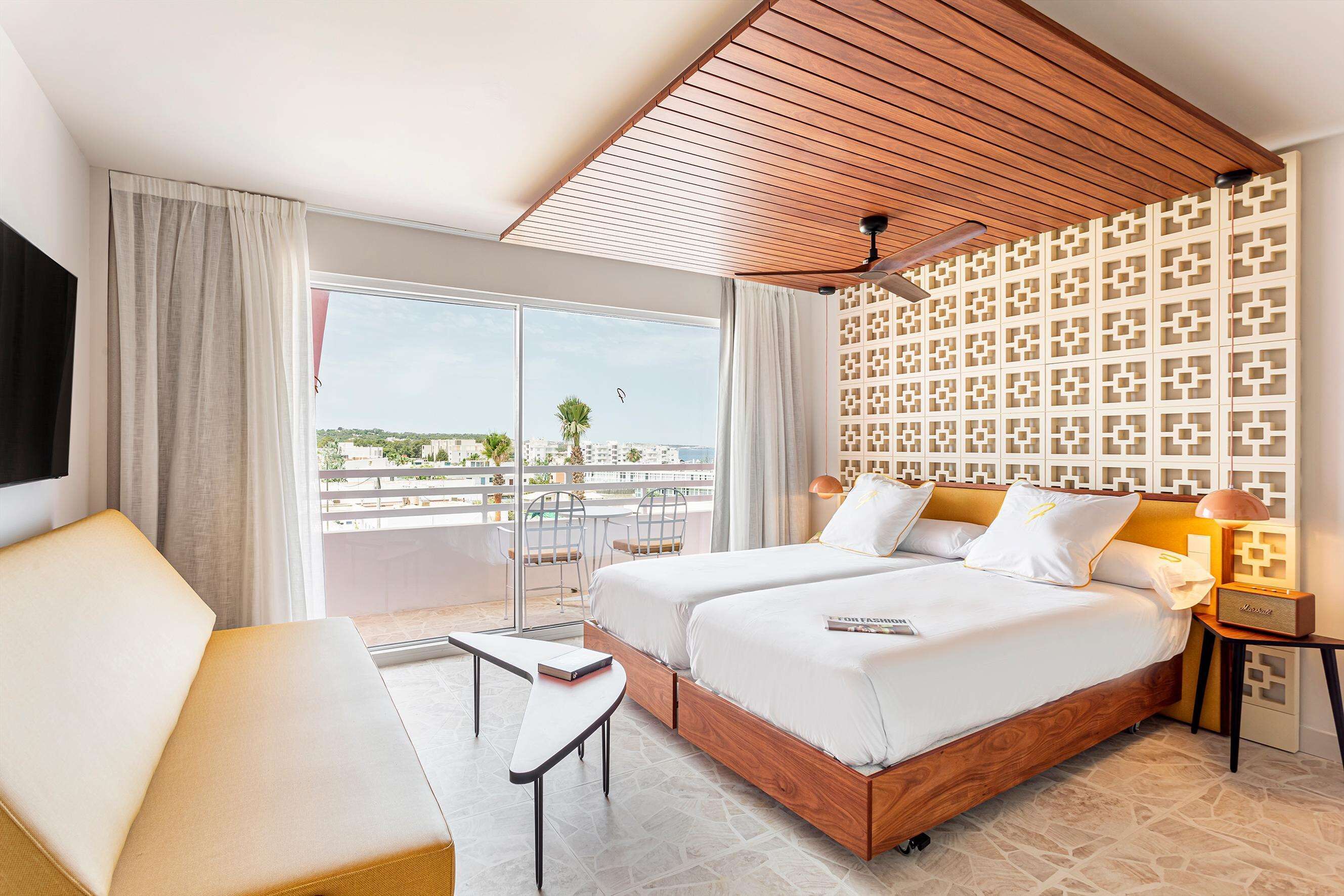 Junior Suite, Pool View | Minibar, in-room safe, iron/ironing board, free WiFi