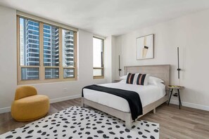 2 bedrooms, iron/ironing board, travel crib, WiFi