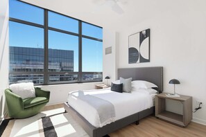 3 bedrooms, iron/ironing board, travel cot, WiFi