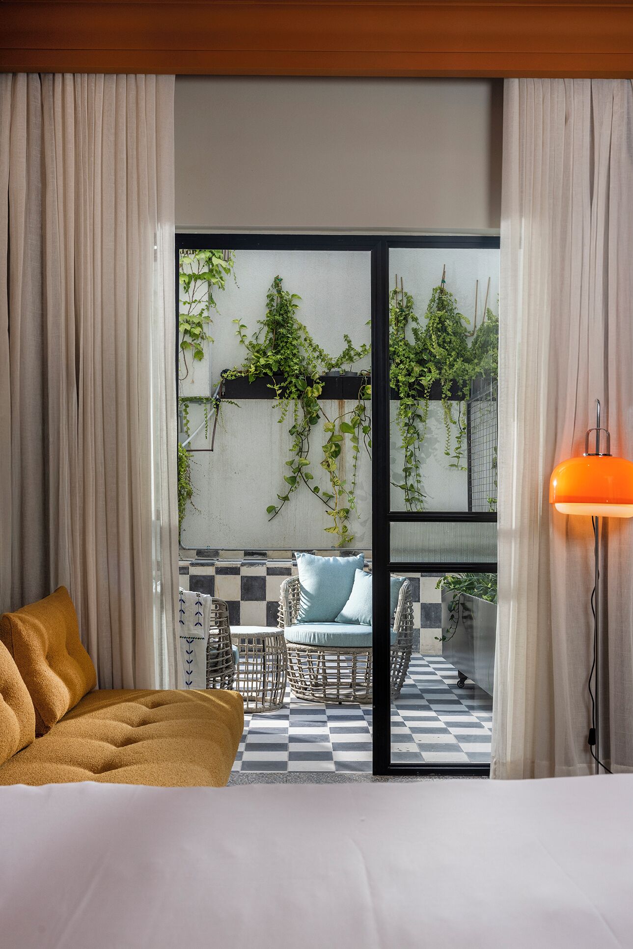 Draps en coton égyptien, literie de qualité supérieure, minibar