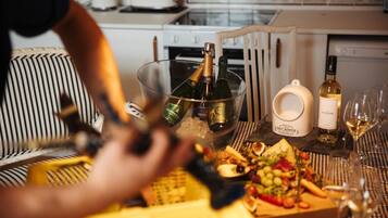 Fridge, oven, dishwasher, electric kettle