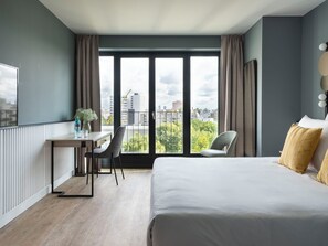 1 slaapkamer, een strijkplank/strijkijzer, wifi, beddengoed