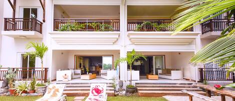 Voorkant van accommodatie