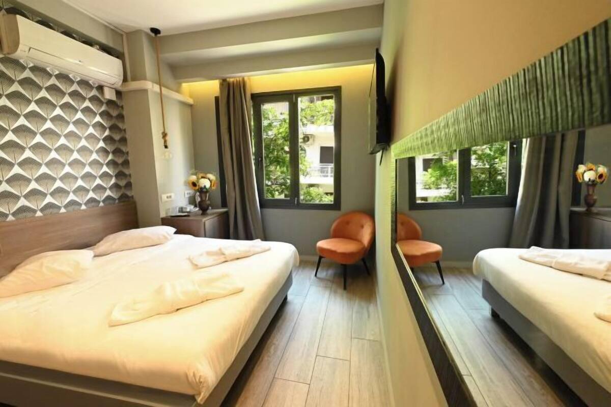 1 chambre, bureau, fer et planche à repasser, Wi-Fi gratuit