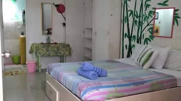 1 bedroom, premium bedding, pillowtop beds, rollaway beds