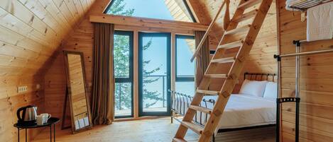 Chalé superior | 1 quarto, Wi-Fi de cortesia, roupa de cama