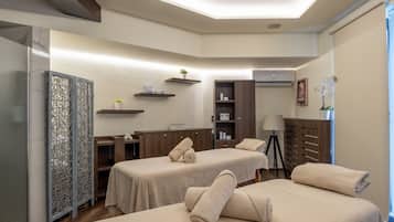 Sauna, massages des tissus profonds, massages suédois, massages