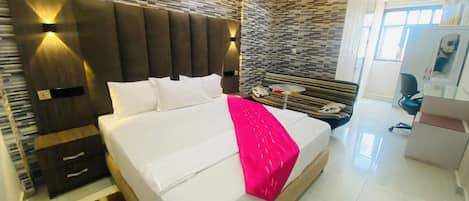 Suite Executive, 1 letto king | 1 camera, Wi-Fi gratuito, lenzuola
