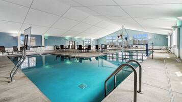 Indoor pool, a heated pool