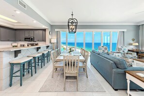 Dining - Beautiful Gulf Front Condo - Sleeps 20 - Phoenix Gulf Towers 1104 (Orange Beach)