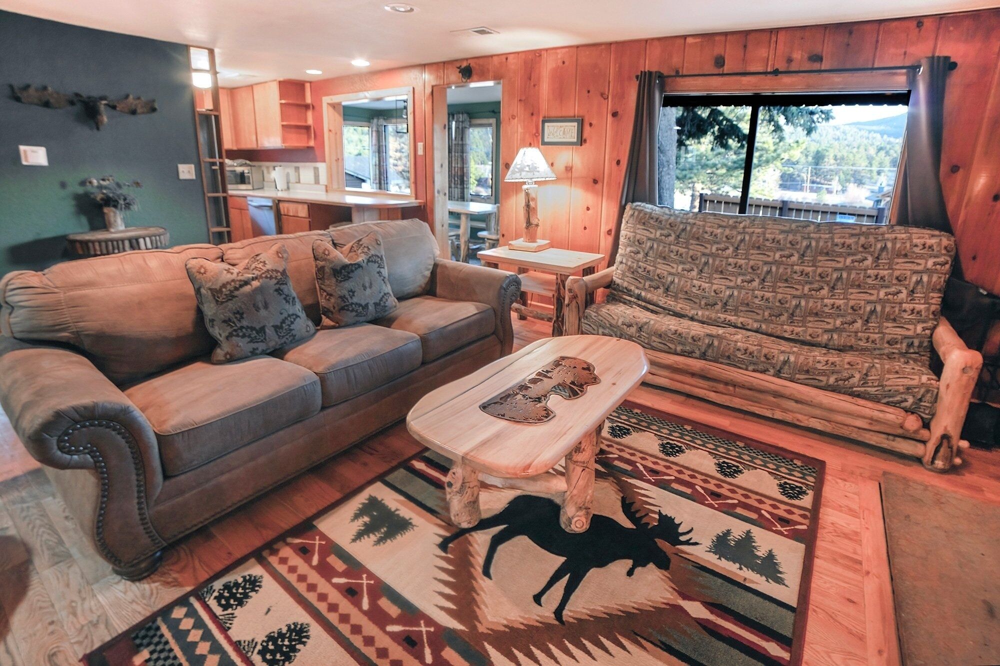 Cabin, 2 Bedrooms | Living area