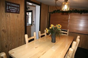 Cabin, 3 Bedrooms | Dining - Triple R Cottages: 1 3 Bedroom Cabin (Estes Park)