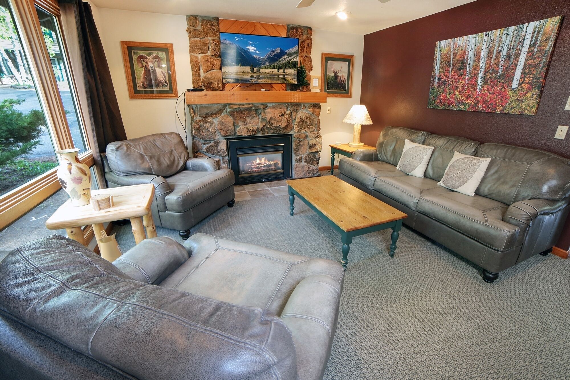 Cabin, 1 Bedroom | Living area