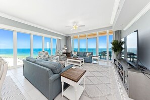Condo, 4 Bedrooms | Living area - Phoenix Gulf Towers 1104 4 Bedroom Condo (Orange Beach)