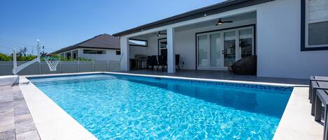 Una piscina climatizada