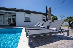 Beheizter Pool