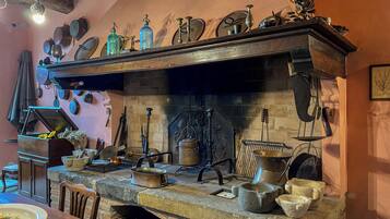 Fridge, electric kettle