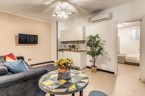 Lägenhet Superior | Vardagsrum | Platt-tv