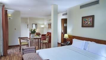 Suite presidencial | 1 dormitorio, caja fuerte, wifi gratis y ropa de cama