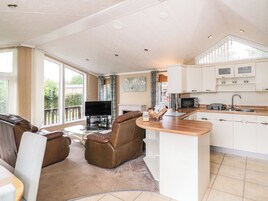 Fridge, dishwasher, electric kettle, toaster