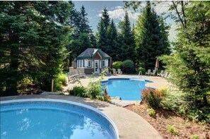 Pool - NEW! Splendid Chalet on Golf course. Top location! (Mont-Tremblant)