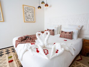 Riad Signature- Deluxe Double Room | Una cassaforte in camera, insonorizzazione, ferro/asse da stiro