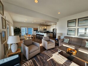 TV, fireplace, DVD player