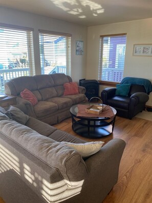 TV, fireplace - Sea Dog House in Pacific Beach (Pacific Beach)