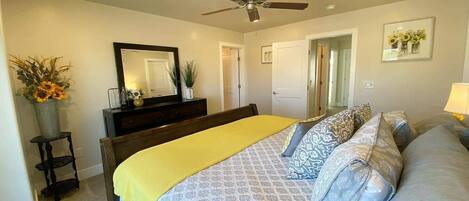3 bedrooms, iron/ironing board, travel crib, WiFi