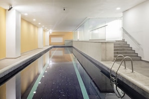 Indoor pool, outdoor pool