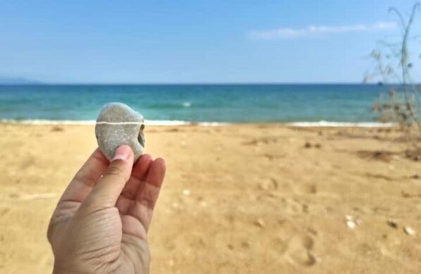 On the beach