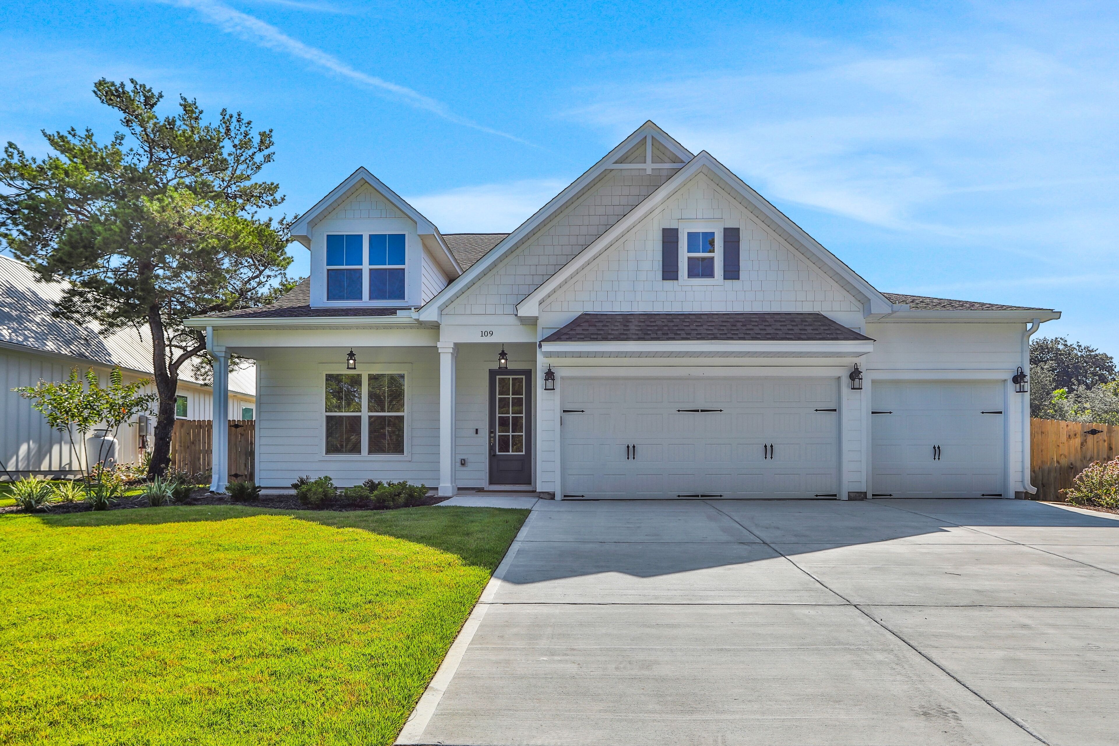 Modern home in Panama City Beach with private pool & garage access