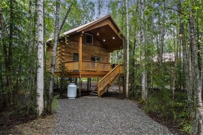Exterior - Riverfront, Authentic, Luxury Log Cabin-Black Bear (Houston)