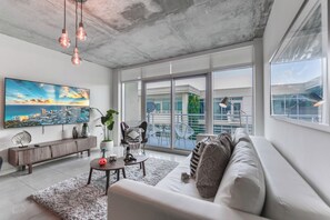 Apartment, 2 Bedrooms | Living area | 50-inch Smart TV with cable channels - Modern Condos in Midtown Miami (Miami)