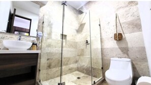 Shower - Penthouse private pool downtown!
 (Playa del Carmen)