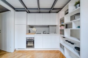 Oven, stovetop, dishwasher, toaster