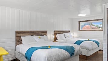 1 bedroom, travel crib, WiFi, bed sheets