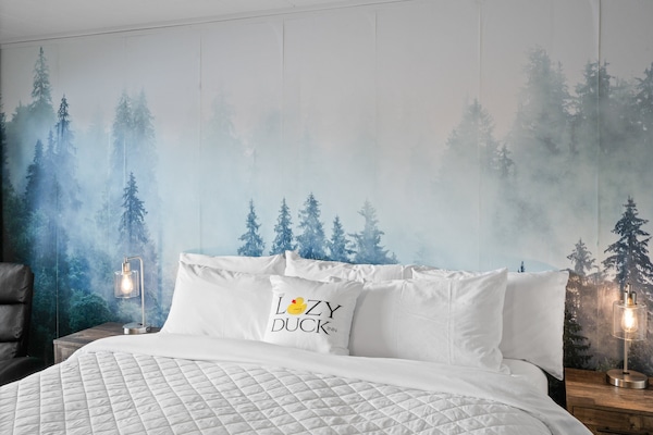 1 bedroom, travel crib, WiFi, bed sheets