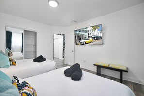 2 habitaciones y ropa de cama de alta calidad 