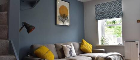 Télévision, cheminée, chaßne hi-fi