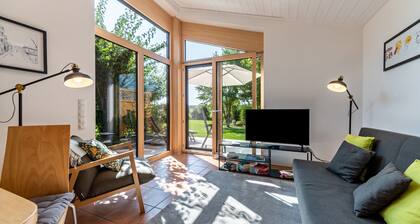 Ferienwohnung "Naturnahe" mit Privatterrasse, Gemeinschaftsgarten und WLAN