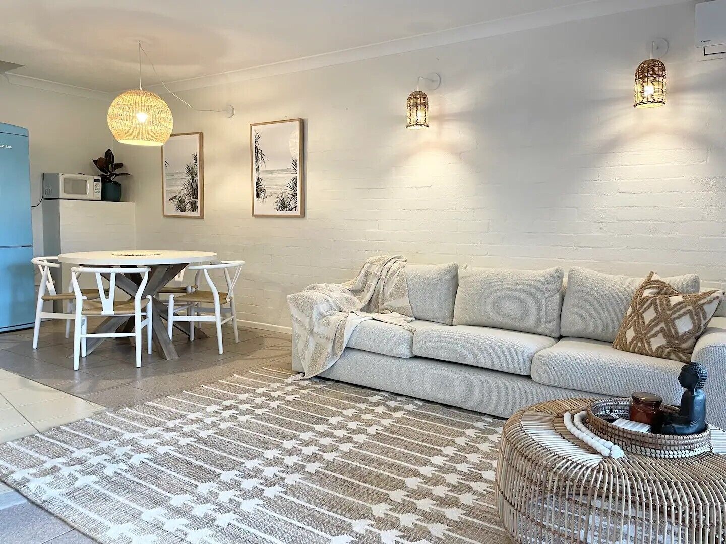 Apartamento conforto | Área de estar | Smart TV