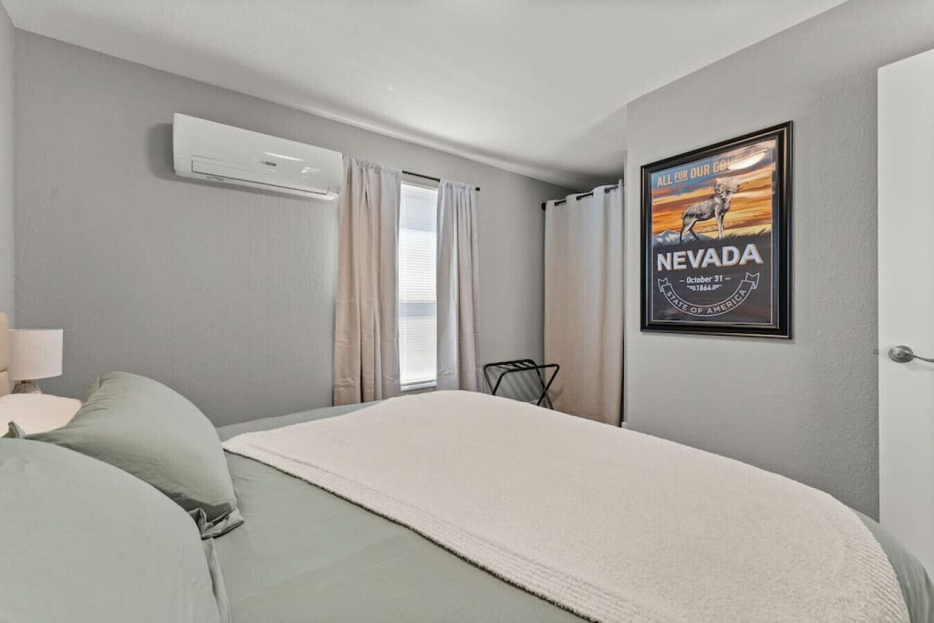 2 bedrooms, iron/ironing board, travel crib, free WiFi