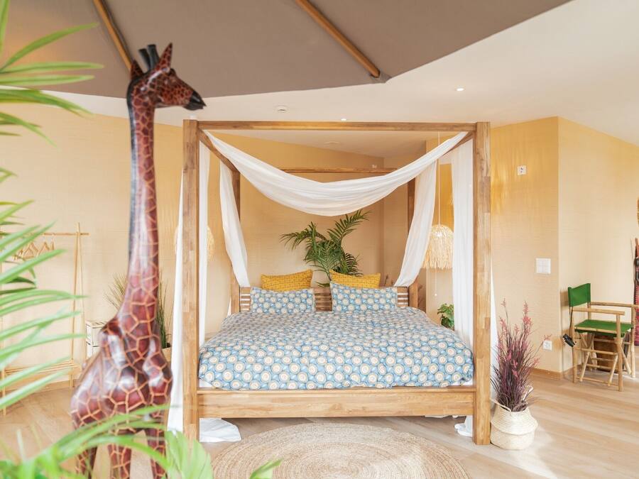Suíte, sauna seca (Massai Lodge) | 1 quarto, frigobar (abastecido com itens grátis)