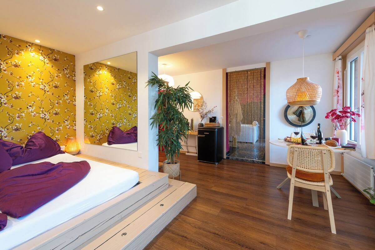 Suite, sauna (Japanese Garden) | 1 chambre, articles gratuits dans le mini-bar, décoration personnalisée