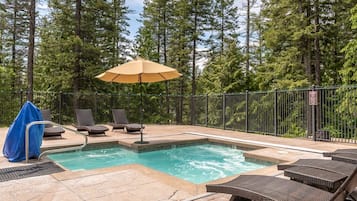 Indoor pool, a heated pool