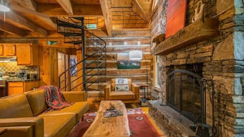 Fernseher, Kamin, Arbeitsbereiche